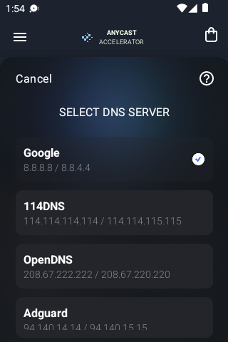 anycast 接入android下载效果预览图